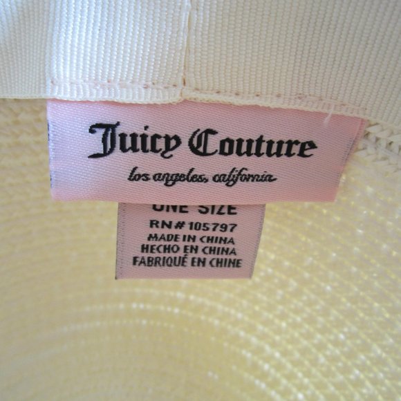 Juicy Couture Straw Gold Crown Hat - Picture 5 of 5